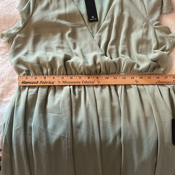 New! Lulus Lost in the Moment Sage Brush Maxi Dress Size XL NWT - Picture 11 of 14